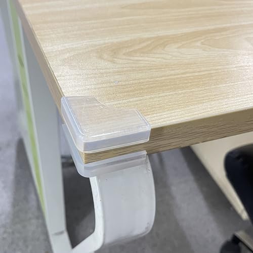 Food-Graded Silicone Clear Thin Corner Protectors, Baby Proofing Table Edge Guards, Pre-Taped Single-Side Adhesive for Kids Child Safety, Cabinets Counter Furniture Bumpers (4, 1/5x4/5 in (Width)) - size: 1/5x4/5 in (Width)