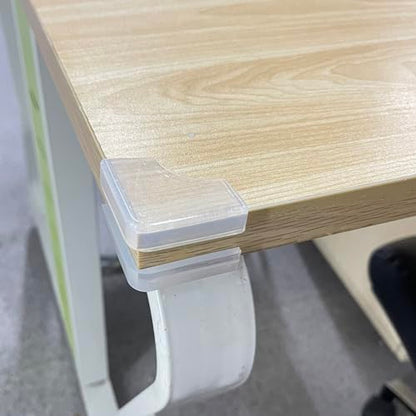 Food-Graded Silicone Clear Thin Corner Protectors, Baby Proofing Table Edge Guards, Pre-Taped Single-Side Adhesive for Kids Child Safety, Cabinets Counter Furniture Bumpers (4, 1/5x4/5 in (Width)) - size: 1/5x4/5 in (Width)