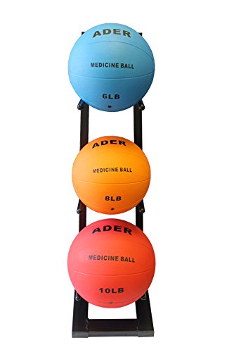 Ader Medicine Ball Set w/Rack - size: Rack