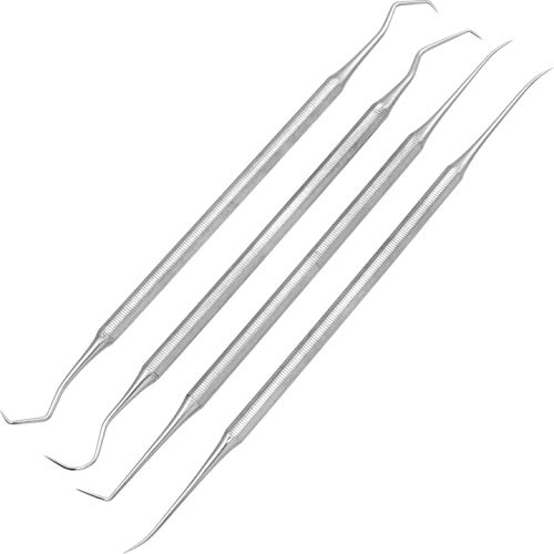 4 Pc Stainless Steel Picks Probes Wax & Clay Sculpting Tools - size: 152P1 4 Pc Pick/Probe Set