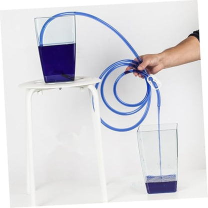 Manual Siphon Pump Hose Set for Oil and Water Transfer, Vehicle Guide Oil Tube with Sturdy Suction Hose, Practical Water Siphon Kit for Aquarium, Car, and Home Use