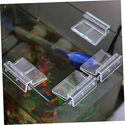 20Pcs Fish Tank Bracket Aquarium Support for Covers for Fish and Pets for Home Aquariums and Parks