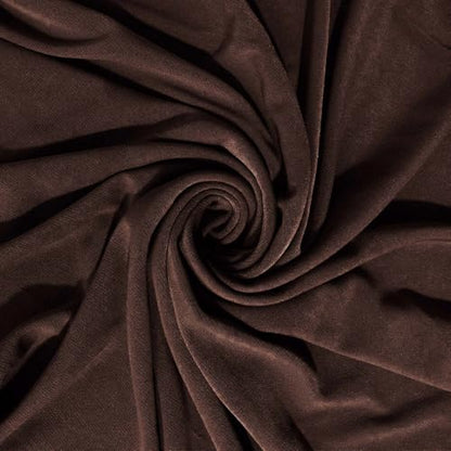 Instant Hijab Ready To Wear Hijab Scarf for Women Soft Long Muslim Jersey Hijabs Head Scarf for Prayer Abaya - color: Coffee
