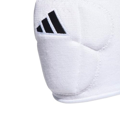 adidas Unisex-Adult 5-Inch Volleyball Kneepads, White/Black, Small - color: White/Black, size: Small