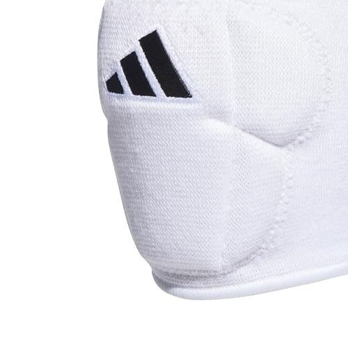 Adidas Unisex-Adult 5-Inch Volleyball Kneepads, White/Black, Medium - color: White/Black/White, size: Medium