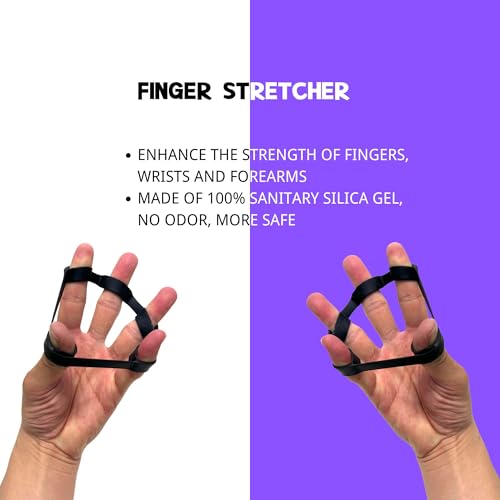 Hand Grip Strengthener Workout Kit (8 Pack) Forearm Grip Adjustable Resistance Hand Gripper, Finger Stretcher, Gyro Ball，Finger Exerciser, Grip Ring