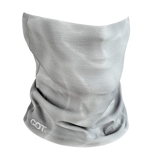 Fishing Face Mask Neck Gaiter - UV Sun Protection Cover for Men Women | Moisture-Wicking, Quick-Drying, Lightweight, Camo Design, Multi-Style Headwear, SPF Sun Shield - color: Aqua Stone
