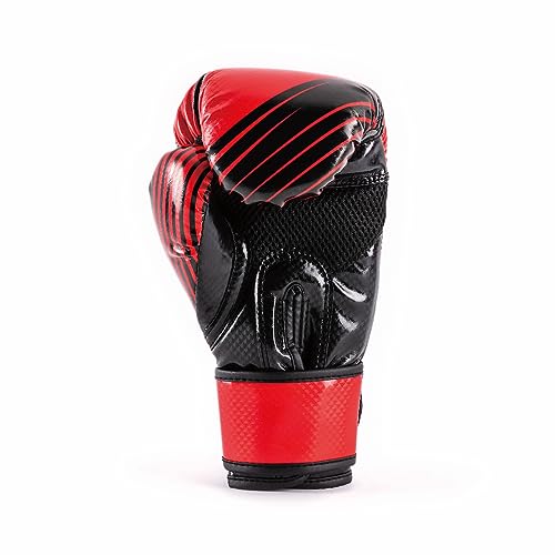 UFC Youth Performance Rush Boxing Gloves - color: Red, size: 8oz