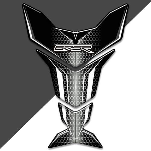 Motorcycle 3D Tank Pad Compatible with Triumph Street Triple Daytona 675 765R RS Stickers Gas Kit Knee Fish Bone Tank Pad Decals Fit for 675 765 R RS Stickers Decals Tank Protection Waterproof (A-17) - color: A-17