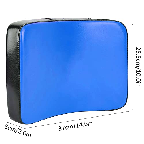 Taekwondo Kick Boxing Pad, Muay Thai Pad for Training Curved Kickboxing Kicking Strike Shield Foot Target Martial Arts Training Pads Foot Practice Small Size - color: blue