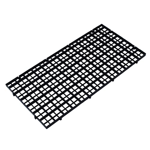Ruilogod Plastic Aquarium Fish Tank Separation Board Isolation Plate 29.5 x 14.7 x 0.7cm Black (id: 673 b40 d24 7e7 6fd