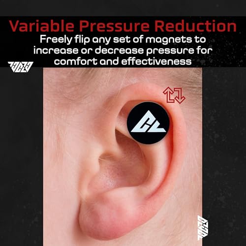 Cauliflower Ear Magnets - 6 Reversible Magnets + 12 Pressure Reduction Discs + 3 Sizes & Shapes - Cauliflower Ear Treatment & Prevention Kit - Flip to Adjust Compression Strength - size: 6 Reversible Magnets
