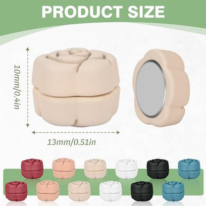 12 Pairs Hijab Magnets Strong Hijab Pins for Women Pinless Magnetic Clothing Clips for Scarf Veil Shirts Dress Muslim Islamic Gifts for Women - Rose - color: Rose