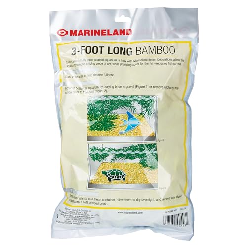 Marineland Bamboo 3 Feet, Décor For Aquariums and Terrariums