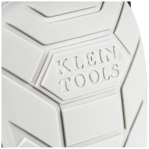 KLEIN TOOLS 60896 Knee Pad, Non-Marring, Gel-Like Padding, Semi-Round Stabilizing Knee Pads with Adjustable Straps for Construction and Flooring - size: Non-Marring Stabilizer