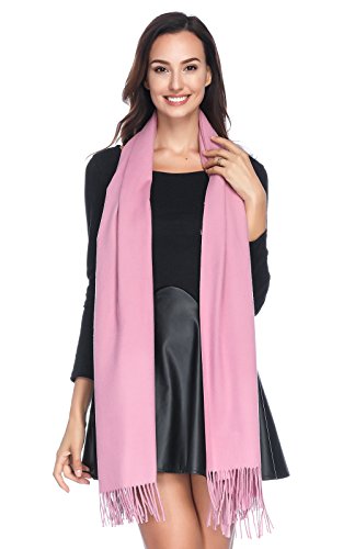 Pashmina Shawl Wraps Scarves Evening Dresses Wedding Bridesmaid for Women - color: Rubber
