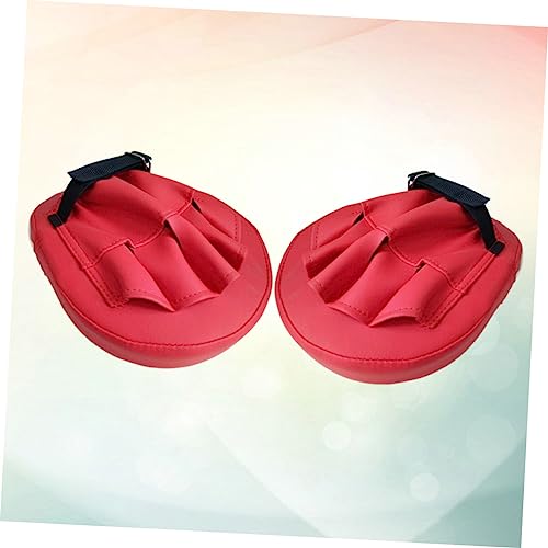 VICASKY Curved Thai Kick Pads Set PU Leather Training Equipment for Kickboxing Taekwondo and Hand Feet Arc Design for Enhanced Focus and Performance