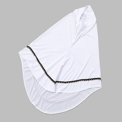 SIQITECHNO Womens Ready To Wear Hijab Scarf Muslim Islamic Head Wrap Instant Hijab Ramadan Eid Prayer Jersey Long Turban Cap - color: White