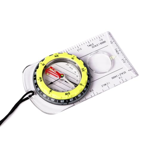 Navigation Compass & Whistle Kit - Essential Gear for Orienteering, Camping, Training, Exploration & Youth Outdoor Education
