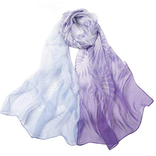 Acotavie Scarfs for Women Lightweight Fashion Scarves Print Floral Pattern Scarf Shawl Wraps - color: B03