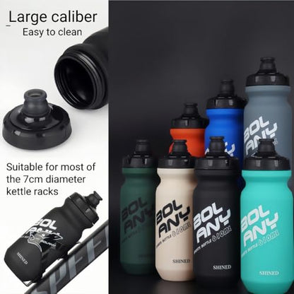 20oz Lightweight Sports Water Bottle PP Material BPA Free Squeeze Jet Straight Drink Cup Portable Outdoor Cycling Bottle (Off-white) - color: Off-white