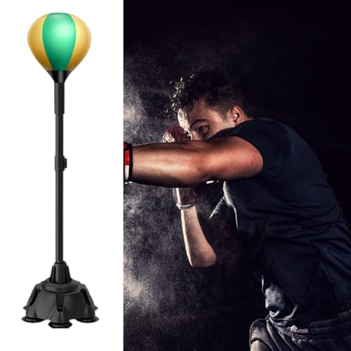 High-Speed Boxing Ball Set for Home Gym Training - color: Green Gold