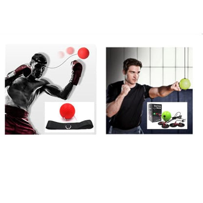 Boxing Reflex Ball No Drill Wall Mounted Design, Bouncing Reflex Punching | Boxing Equipment for Training At Home Reflex Speed Training Punching Ball Reaction Quickness Coordination Indoo