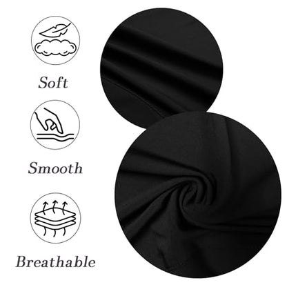 Hijab for Women Muslim Patterned Headscarf Arabian Headscarf Islamic Khimar Prayer Cloth Hijab Scarf for Women - color: Black