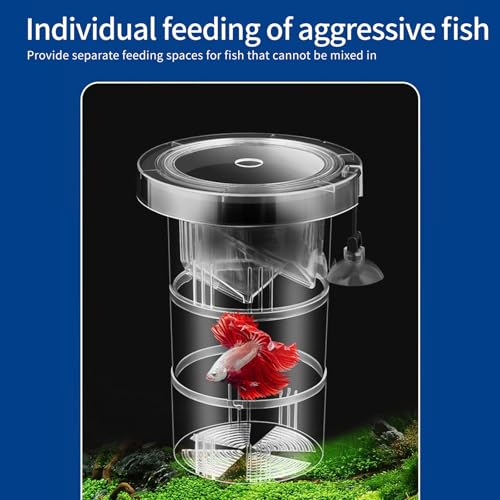 2PCS Floating Aquariums Breeding Box for Safe Fish Spawning and Fry Protections Reusable Nursery Divider - size: Long