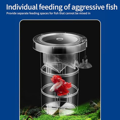 2PCS Floating Aquariums Breeding Box for Safe Fish Spawning and Fry Protections Reusable Nursery Divider - size: Long