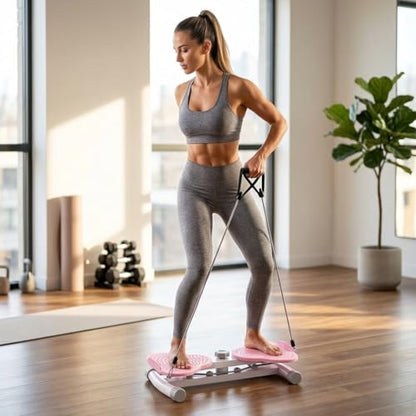 Exercise Twist Board, Balance Disc for Core Training, Waist and Ab Workout, Fitness Twisting Platform
