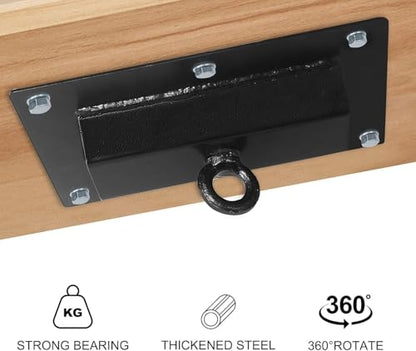 Luwint Ceiling Mount Punching Bag Hanger, Heavy Duty Ceiling Bracket Hook for Heavy Bag, Swing, Hoop, Pulleys and Harness, 660lbs