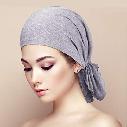 Syhood Slip on Pre Tied Head Scarves for Women - color: Mix Color