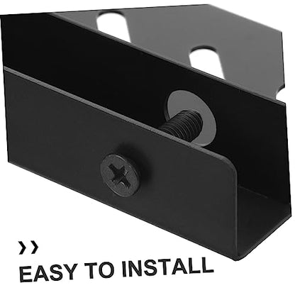 Abaodam Aquarium Tool Holder Organizer for Water Plant Maintenance Wall-Mounted Rack Multiple Slots for Fish Tank Cleaning Tools and Accessories