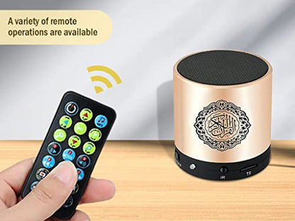 Portable Digital Quran Speaker with Remote Control over18 Reciters and 15Translations Available Quality Qur'an Speaker Arabic English French, Urdu etc Mp3 FM Radio