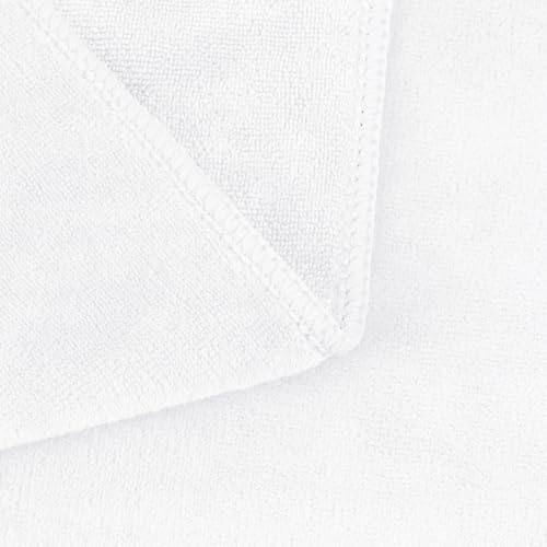 JML Microfiber Bath Towels, White, 35" x 70", 2 Pack - color: Microfiber White, size: 2 Pack (35 in x 70 in)