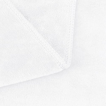 JML Microfiber Bath Towels, White, 35" x 70", 2 Pack - color: Microfiber White, size: 2 Pack (35 in x 70 in)