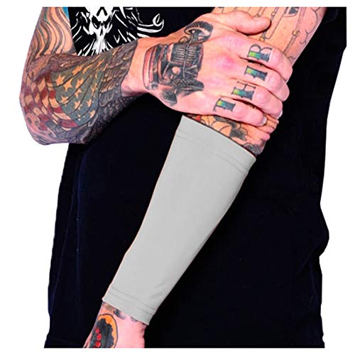 Tat2X Tattoo Cover Up Sleeve - Forearm 9" - Olive Green - XS/S - 1 Sleeve - color: Silver, size: X-Small/Small (Pack of 1)