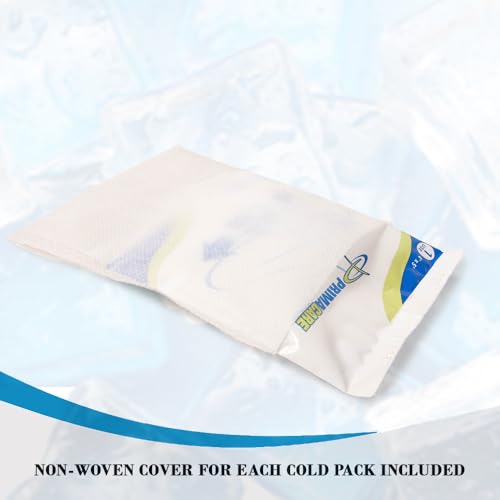 Primacare PCP-45 Instant Cold Packs (4” x 5”) – 24 Disposable Ice Packs with Non-Woven Covers for Pain Relief, Swelling, Inflammation, Sprains, Toothaches, First Aid, for Athletes & Outdoor Activities - size: 4" x 5"