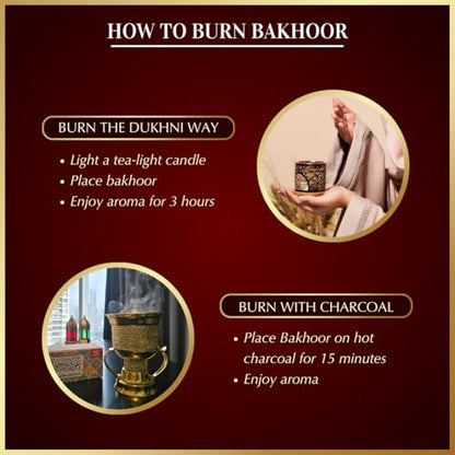 Oud Bakhoor Variety Box by Dukhni | Assorted Box | 30 Pieces Bakhoor | Gift Set & Refill Kit | Arabic Incense | Islamic Gifts, Eid & Ramadan Gift | Luxurious, Long Lasting