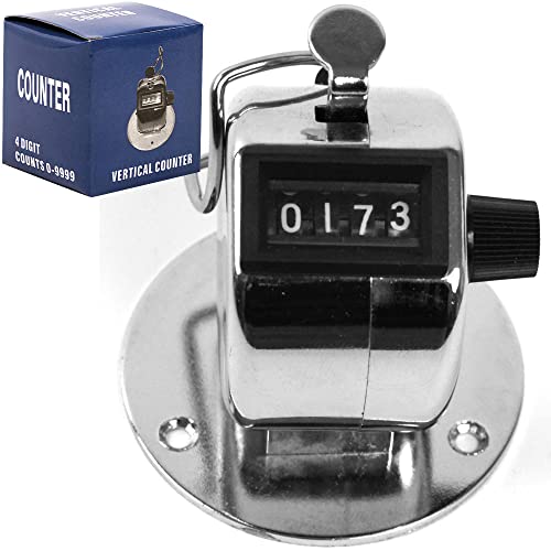 Stalwart Handheld or Mountable Clicker Counter with Easy Thumb Tally Button