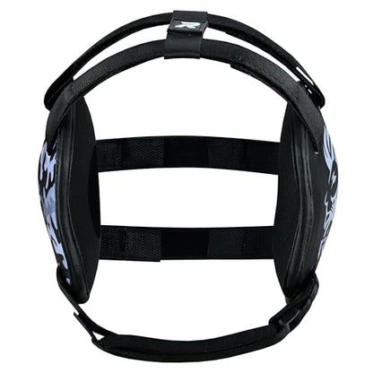 ROAR-INT Kid's Ear Guard BJJ Grappling Head Guard Adjustable Wrestling Headgear for Boys and Girls Earguard MMA Jiu Jitsu (Grey-Camo) - color: Grey-camo