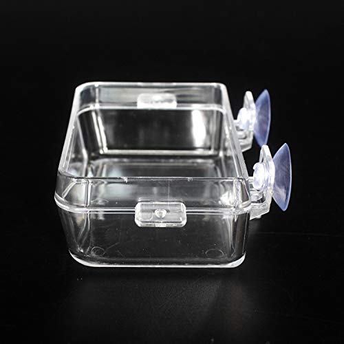 Reptile Gecko Feeder Dish Bowl Chameleon Worm Anti-Escape Bowl Suction Cup Feeder for Reptiles, 1 Feeder and 2 Feeding Tong