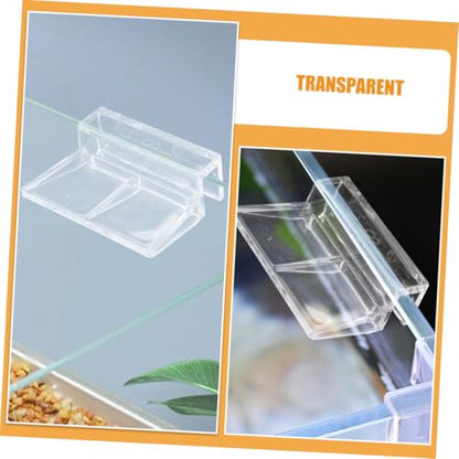 BESTonZON 10pcs Fish Tank Lid Holder Bracket Acrylic Support Clips for Aquarium Cover and Stable Fish Tank Accessories Robust Design for Thickness Aquariums