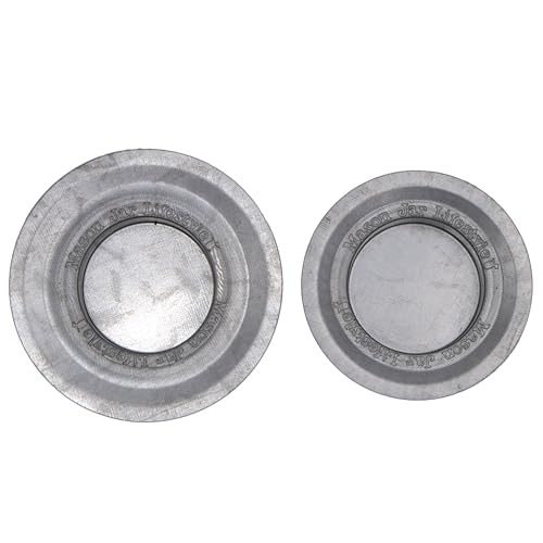 Mason Jar Lifestyle Tea Light Candle Holder Metal Lid Inserts for Mason, Ball, Canning Jars (6 Pack, Wide Mouth) - size: Wide Mouth