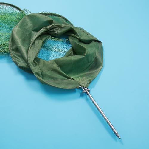 DECHOUS Foldable Mesh Fishing Net Portable Fish Protection Gear Quick-Dry Fish Net for Freshwater and Saltwater Fishing (150x25cm)