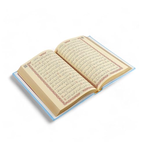 FURKAN The Noble Qur'an Arabic Large Size, Al Quran Al Karim, Islamic Gift, Gift for Men & Women, (6.7x9.5″) Thermo Leather Quran - Green - color: Green
