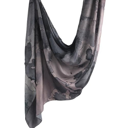 ZGMYC Watercolour Floral Printed Hijab Scarf for Women Soft Modal Cotton Instant Hijab Head Wraps Shawls Long Scarves - color: Color 5