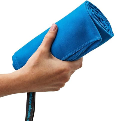 XL 여행용 타월 - 2in1 대형 빠른 건조 엑스트라 소프트 극세사, 13가지 색상, 체육관, 수영 연습, 여행, 배낭여행, 캠핑, RV, 해변, 비상 가방, 기숙사, 작은 집, 밴 또는 캠핑카용 경량 - color: 블루.