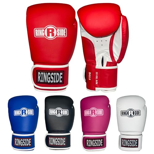 Ringside Striker Boxing Training Sparring Gloves - color: Red/White, size: Large-X-Large